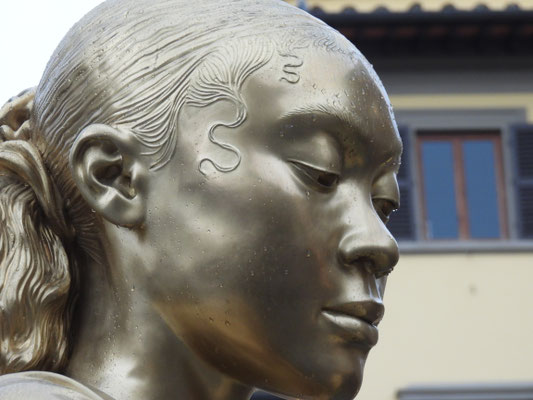 Detail der Statue