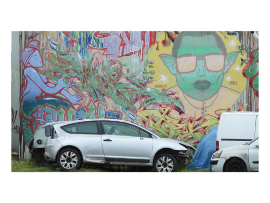 Graffiti auf Guadeloupe
