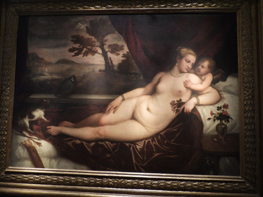 Venus und Cupid, Tizian - 1550