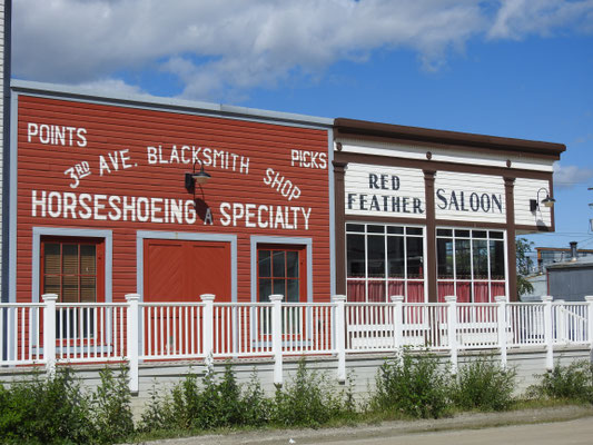 Gebäude in Dawson, Yukon, Kanada