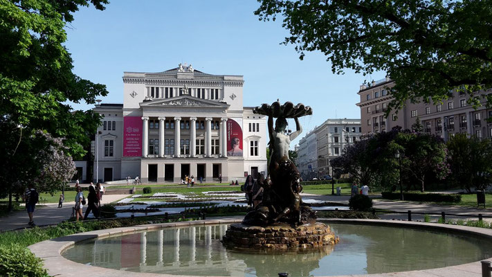 die Lettische Nationaloper in Riga