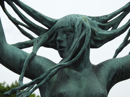 Skulptur im Vigeland Skulpturenpark