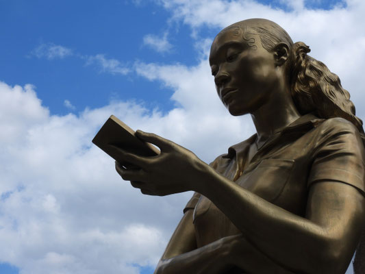 Detail der Statue