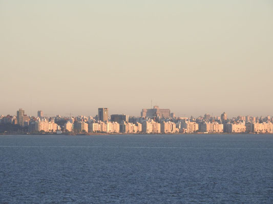 Montevideo, Uruguay, in den frühen Morgenstunden