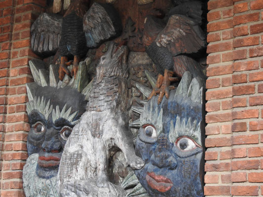 Außen-Relief am Osloer Rathaus