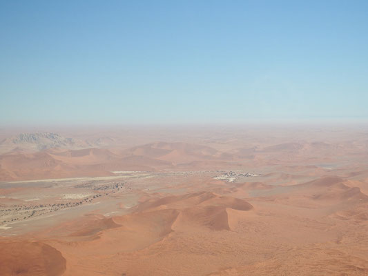 Erkennt Ihr es wieder? Sossusvlei von oben!