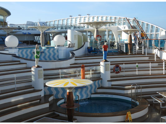 das Pooldeck