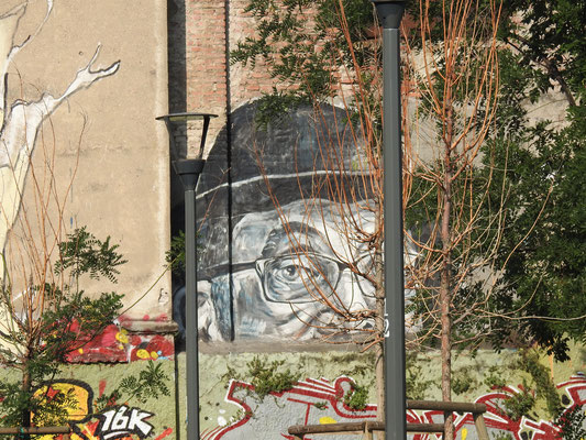 Graffiti in den Strassen von Milano
