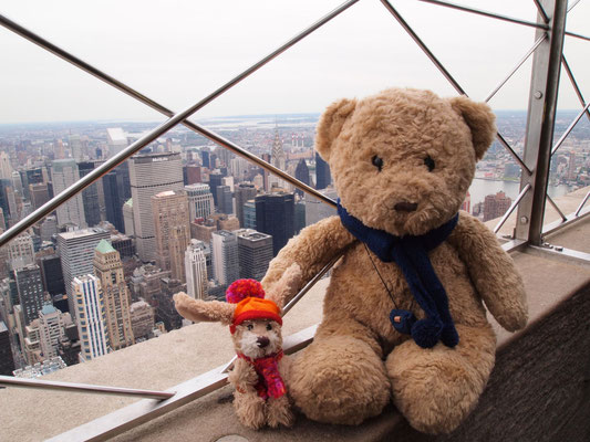 wir auf dem Empire State Building, New York