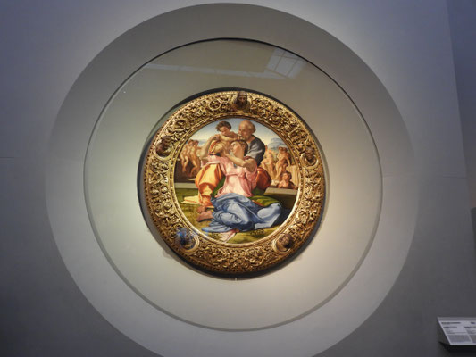 Die heilige Familie mit Johannes dem Täufer, Michelangelo - 1505