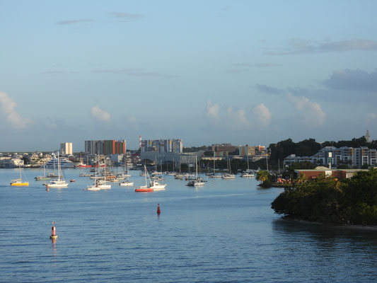 der Hafen von Guadeloupe