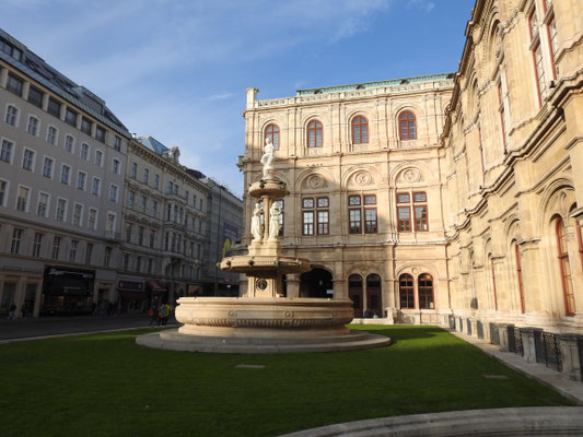 das Gebäude der Wiener Staatsoper geht ums Eck