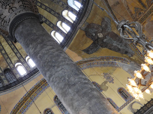 Seraph-Mosaik in der Hagia Sophia (Seraph? Engel, der von Gott erschaffen wurde)