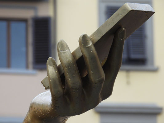 Detail der Statue