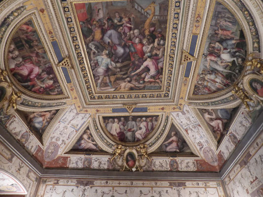 Deckenkunst im Palazzo Vecchio