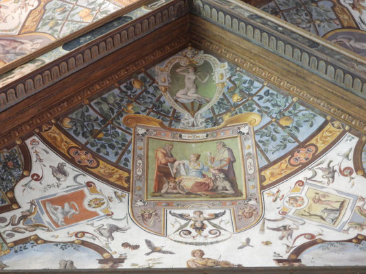 Deckenkunst in den Uffizien