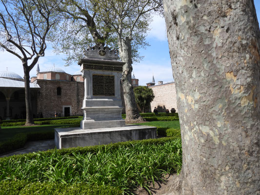 Gartensäule im Topkapi Palast