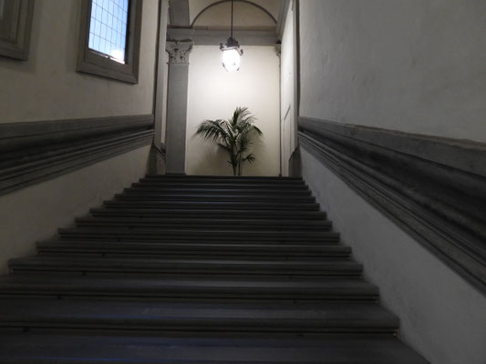 Treppenaufgang im Palazzo Vecchio