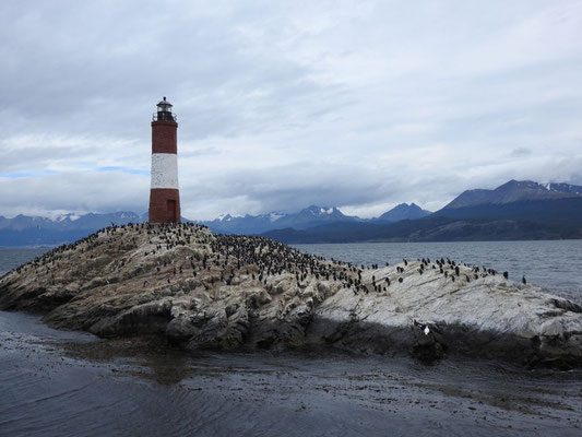 Leuchtturm/Kormoraninsel bei Ushuaia