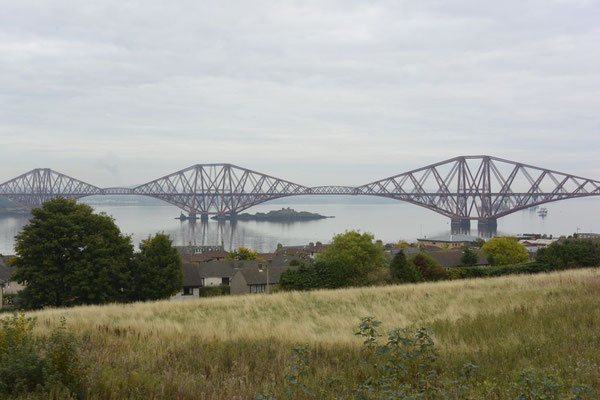 auf dem Weg nach St. Andrews: Firth of Forth Railway Bridge