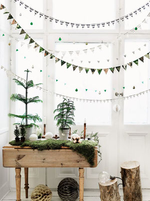 Idées déco de Noël - Green et Minimaliste - Agence Tohana - Ile de la Réunion