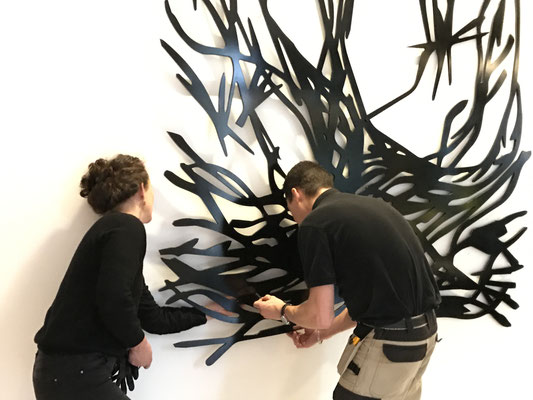 Installation d'un Buisson ardent à Reims