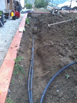 Installazione di linea per irrigatori dinamici