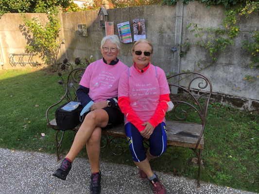 Suzanne et Chantal pour octobre rose 