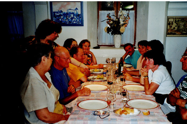 repas à Saint Bertrand de Comminges