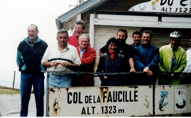 arrivée au col de la Faucille 