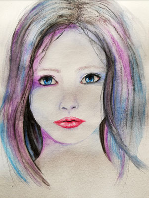 untitled - 30 x 24 - Aquarellpapier - 220 g/m² - Aquarell