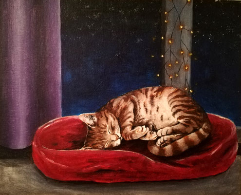 untitled - 30 x 24 cm - Leinwandkarton - Acryl-Farben
