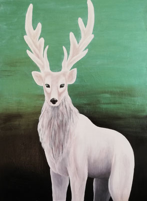 untitled - 60 x 80 cm - Leinwand - Acryl-Farben