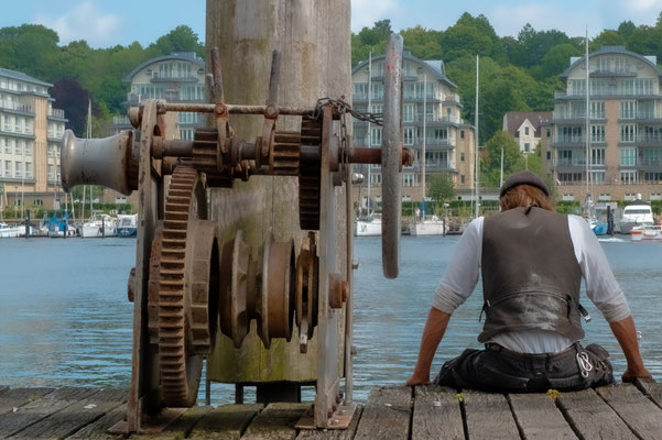 B.Wohlleben, Pause auf dem Steg