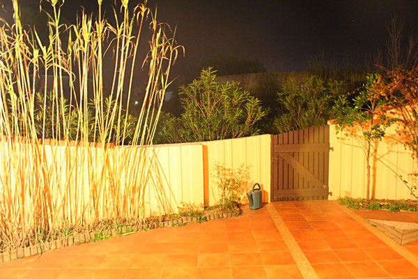 Terrasse bei Nacht