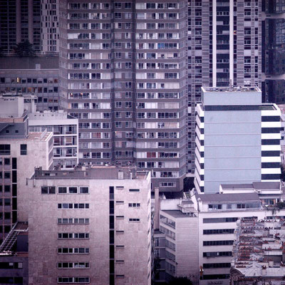 photographie d'art photo encadrée paris architecture paysage urbain immeubles gratte-ciels
