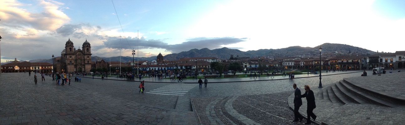 Hauptplaza von Cusco, der wohl schönsten Stadt Südamerikas