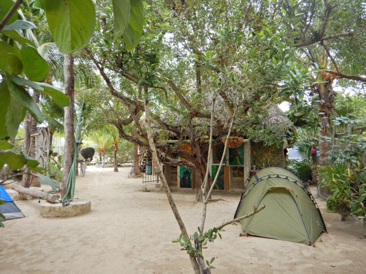 Gemütlicher Schlafplatz auf Holbox