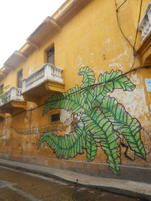 Graffitis-überall präsent in Cartagena