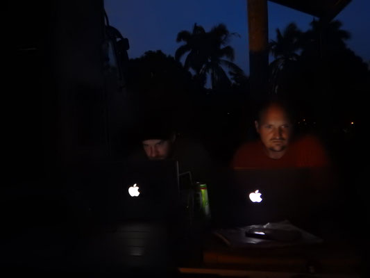 Verschiffungsvorbereitungen bis spät in die Nacht