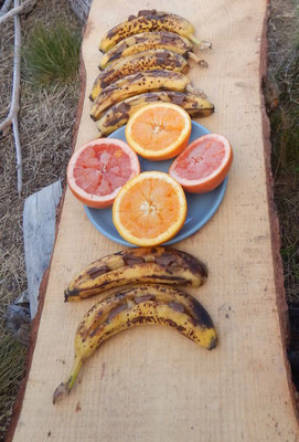...und zum Dessert Schoggibananen