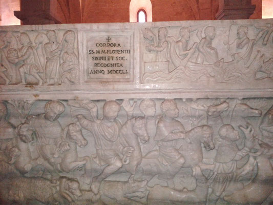 Sarcofago dei SS. Martiri, Cripta del Duomo