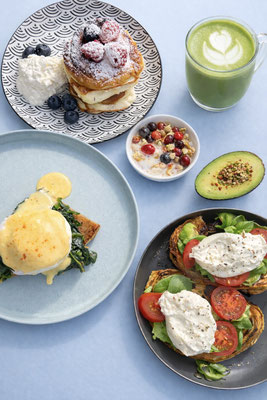 Japanese Pancakes, Smoothie Bowl und Matcha im Brunch Kochkurs von Bilou Kitchen in München.