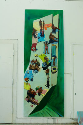 Corniglia, 2017, 300 x 110 cm