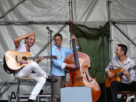 Bardentreffen Nürnberg 2008, damals im Trio.