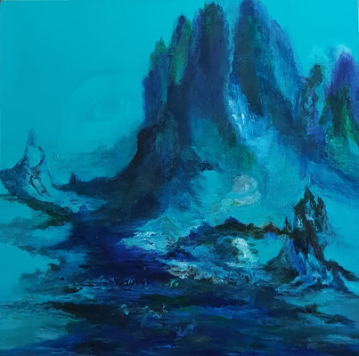 Illusion ou réalité- Acrylique-50x50