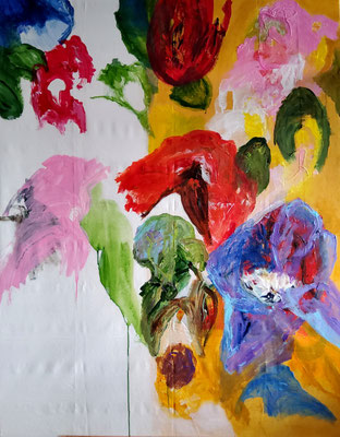 les couleurs de l'esprit, 146x114,acrylique,2022
