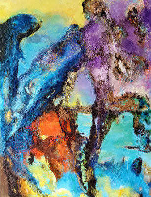Les larmes de RA, huile, 116x89