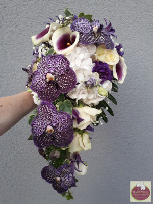 Brautstrauß Wedding Hochzeit Enzkreis Bridalbouquet Weddingbouquet Brautstrauss Braut abfließend Orchideen
