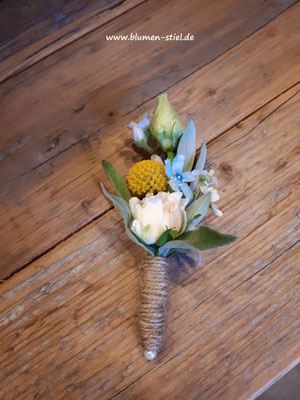 Anstecker Hochzeit Bräutigam